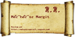 Méhész Margit névjegykártya
